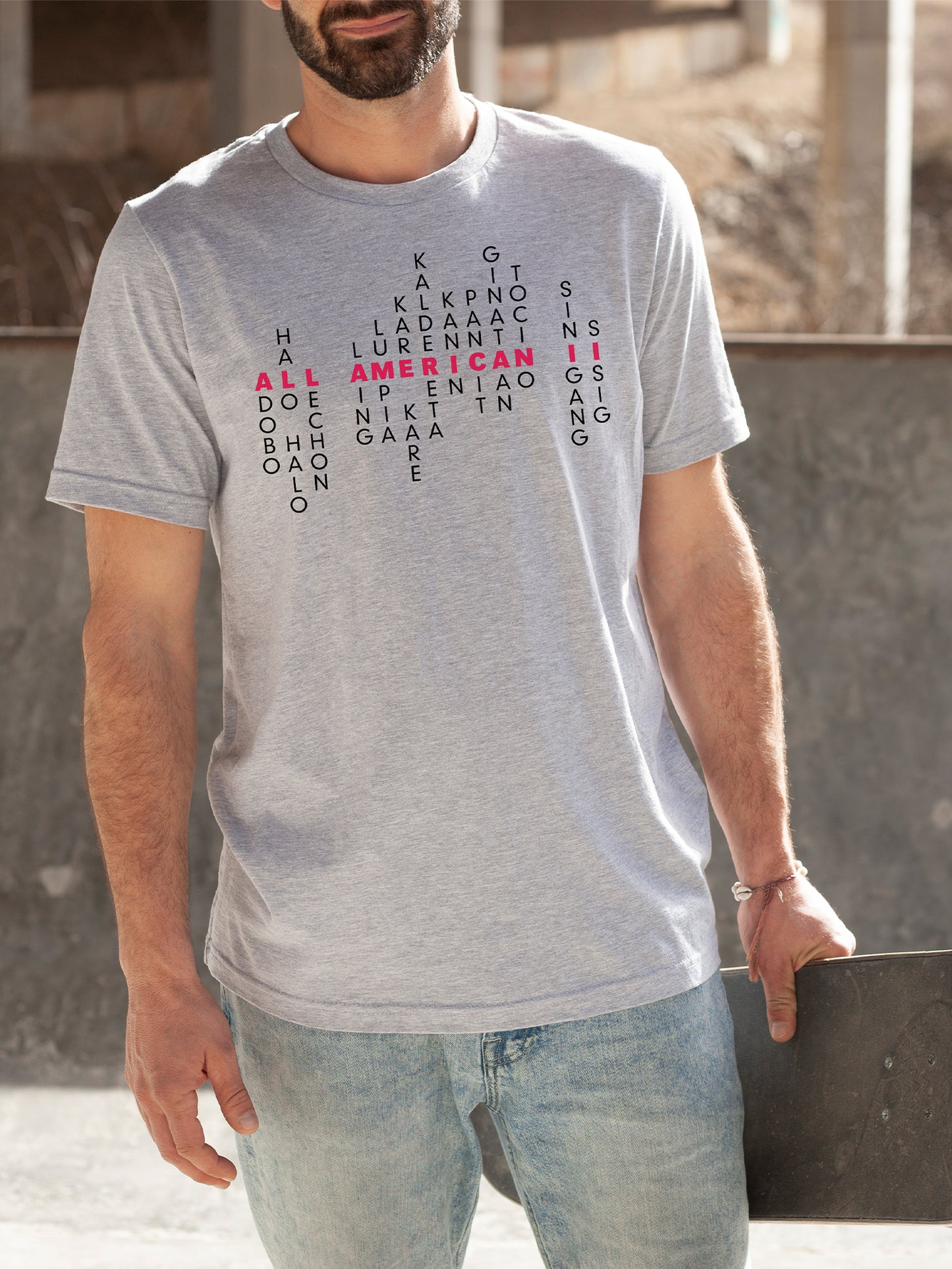 Filipino American Pride: Masarap Edition - Men's T-Shirt - Gray Heather