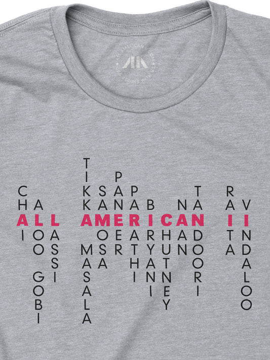 Indian American Pride: Svaadisht Edition - Men's T-Shirt - Gray Heather