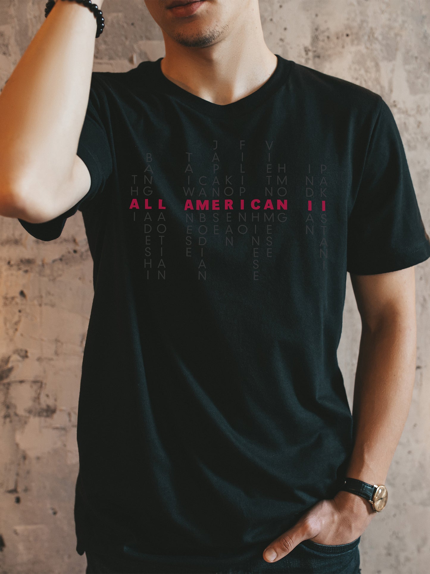 Asian American Pride Men's T-Shirt - Unitone Design - Solid Black