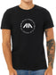 USA Begins with US Men's T-Shirt - Solid Black