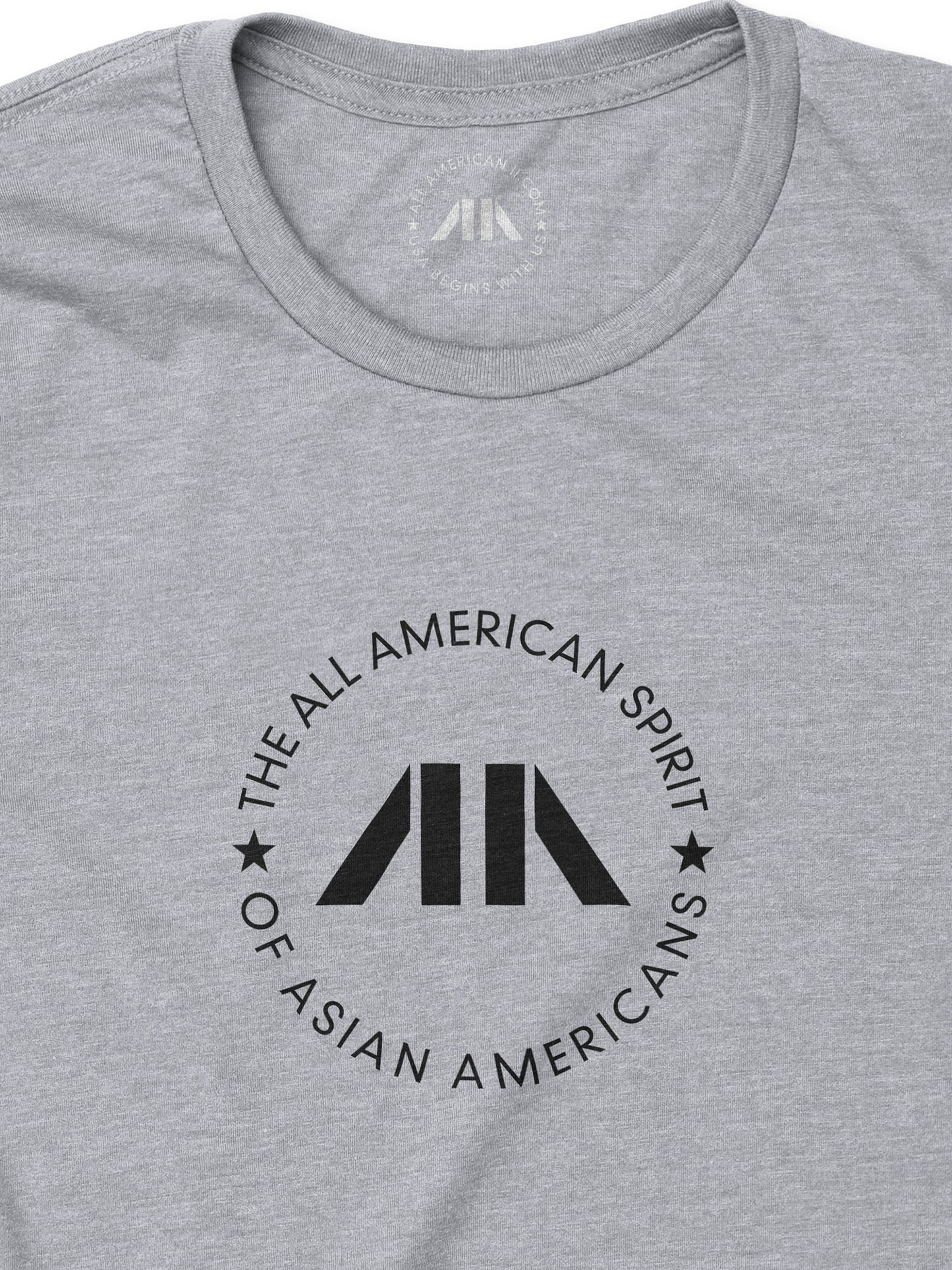 Asian American Spirit Men's T-Shirt - Gray Heather