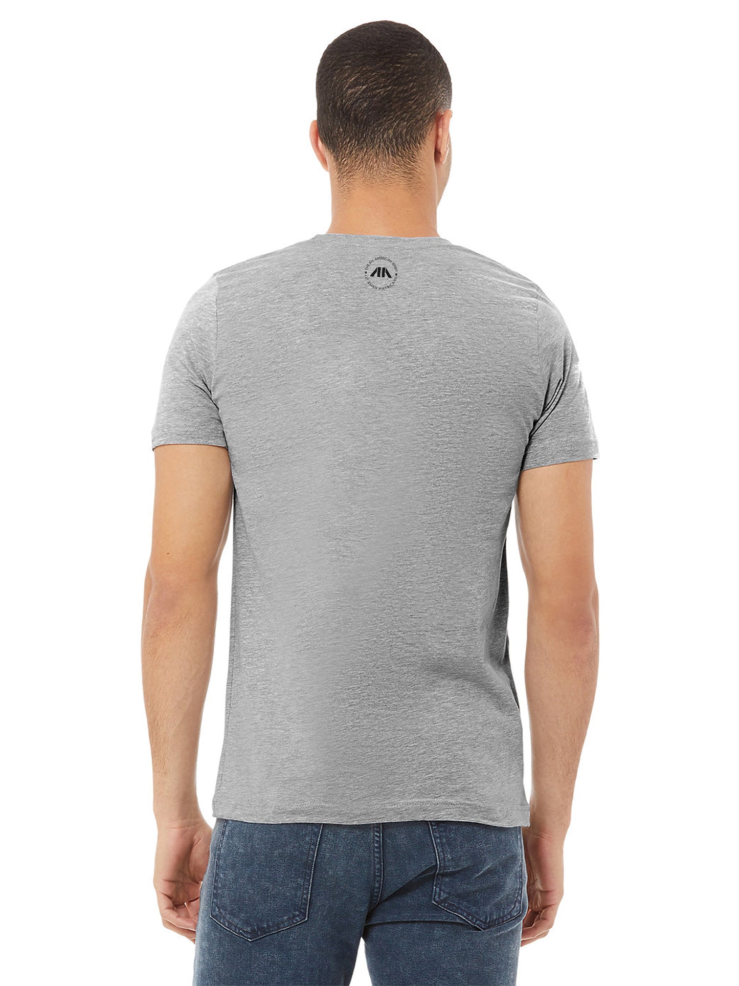 Asian American Spirit Men's T-Shirt - Gray Heather