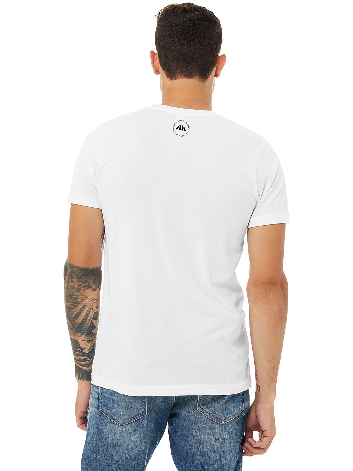 Asian American Pride Men's T-Shirt - Solid White