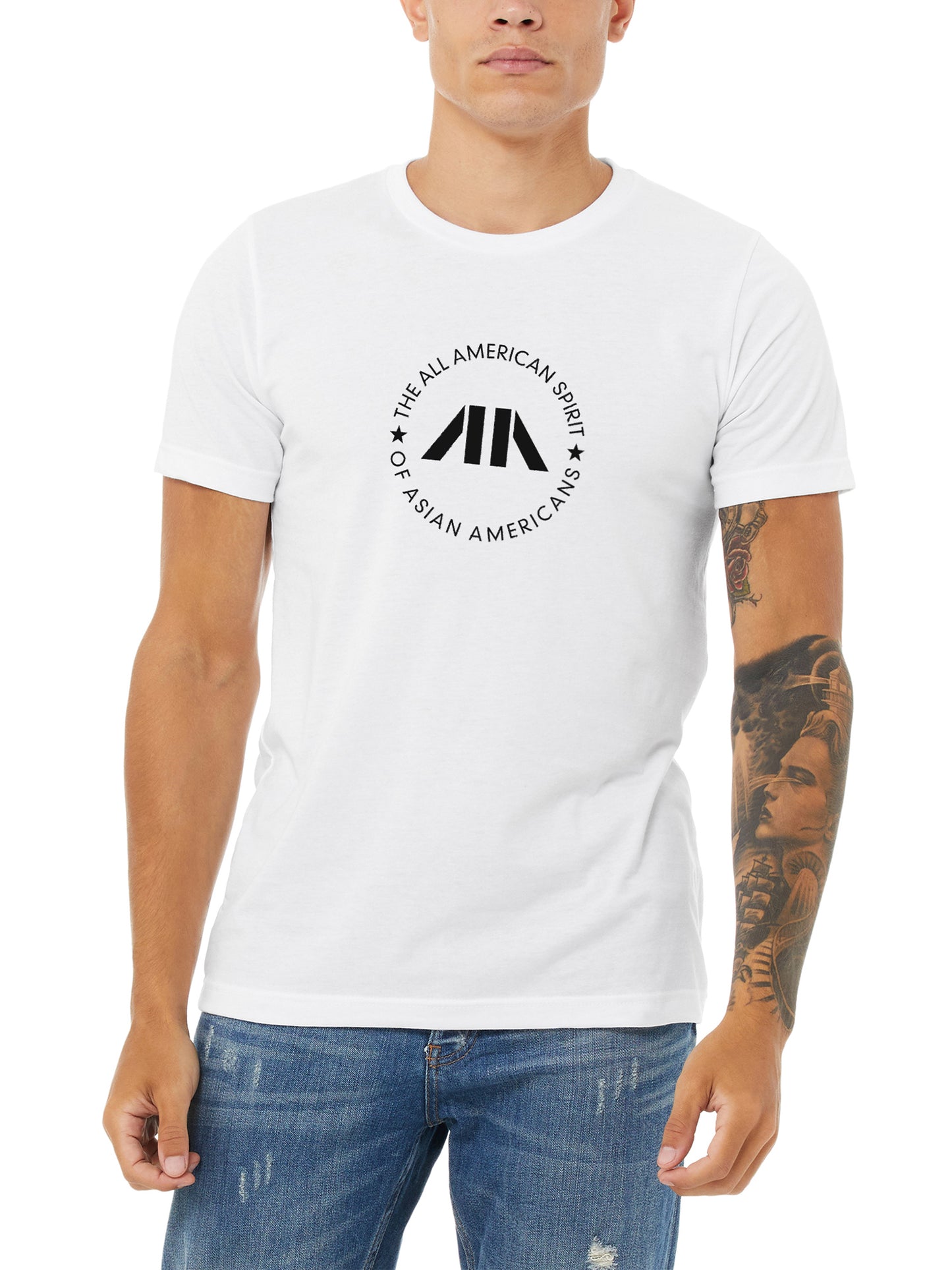 Asian American Spirit Men's T-Shirt - Solid White