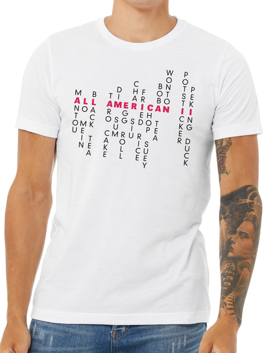 Chinese American Pride: Pinyin Edition - Men's T-Shirt - Solid White