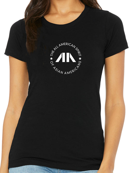 Asian American Spirit Women's Tri-Blend Tee - Solid Black