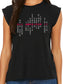 Filipino American Pride: Masarap Edition - Women's Flowy Muscle Tee - Solid Black