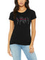 Indian American Pride: Svaadisht Edition - Women's Tri-Blend Tee - Solid Black