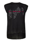 Japanese American Pride: Oishi Edition - Women's Flowy Muscle Tee - Solid Black