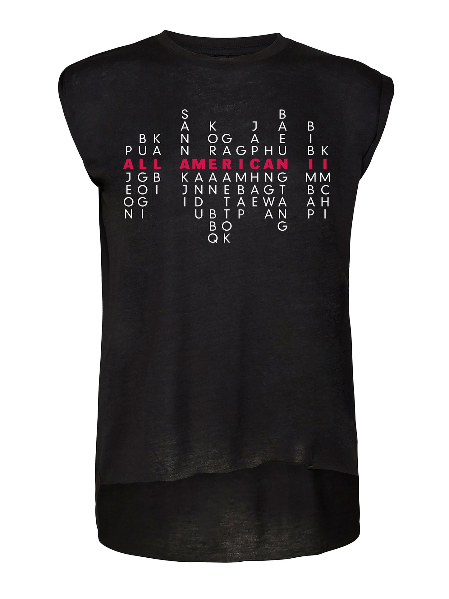 Korean American Pride: Masitda Edition - Women's Flowy Muscle Tee - Solid Black