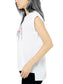 Asian American Pride Women's Flowy Muscle Tee - Solid White