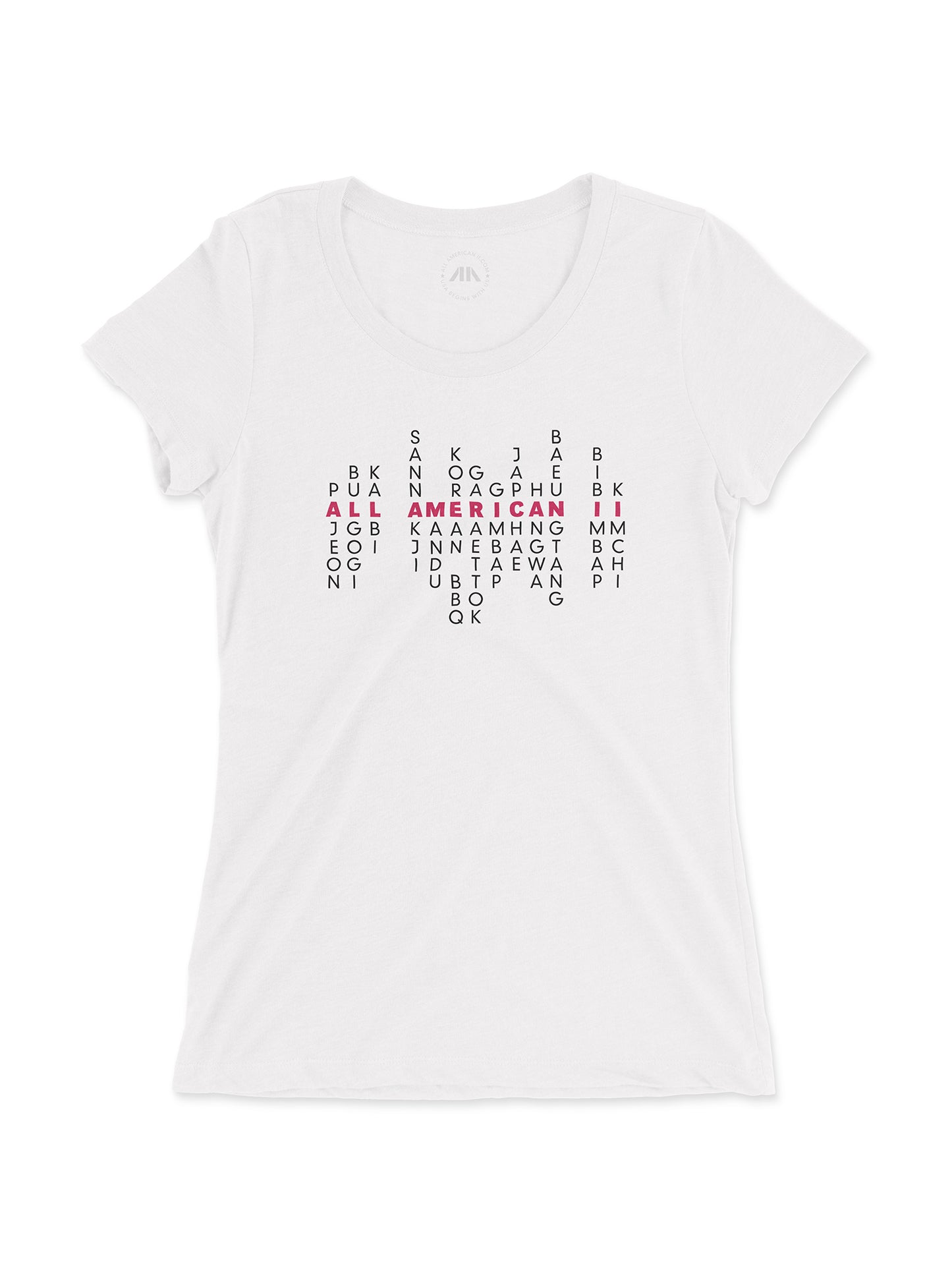 Korean American Pride: Masitda Edition - Women's Tri-Blend Tee - Solid White